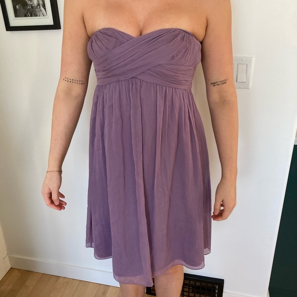 Silk strapless J. Crew Dress - Picture 3 of 11